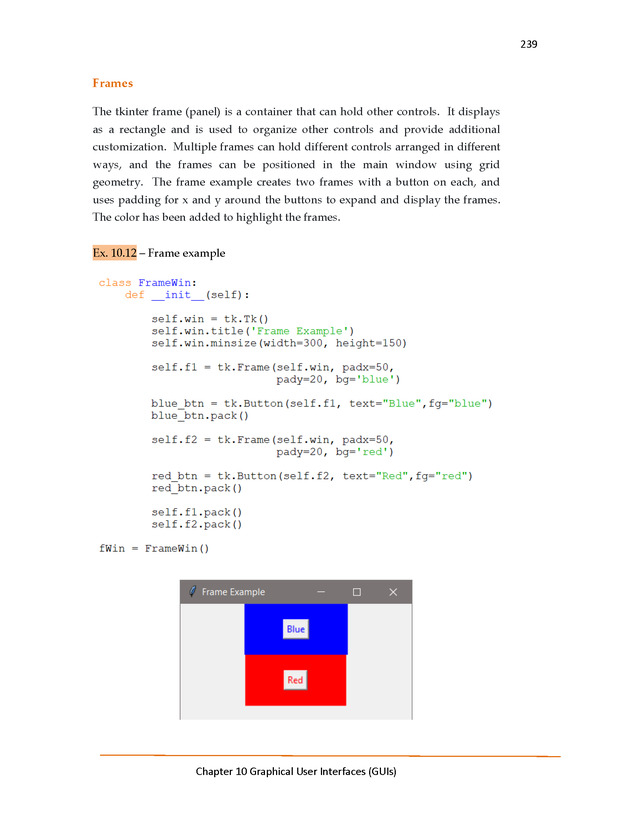 Introduction to Python Programming: Starting Out with IDLE - Graphical User Interfaces (GUIs) 21